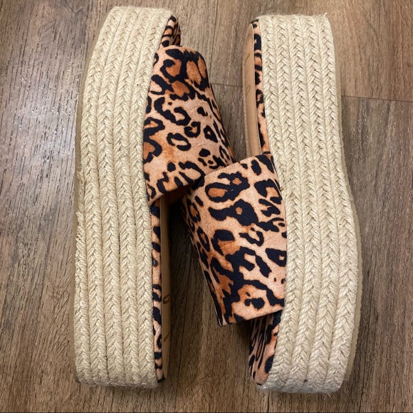 Lulu’s Leopard Print Espadrille Platforms - Picture 8 of 10